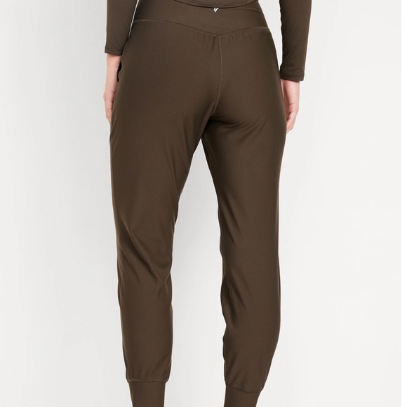 NWT OLD NAVY High-Waisted PowerSoft 7/8 Joggers Heritage Green Size Medium - Picture 2 of 7